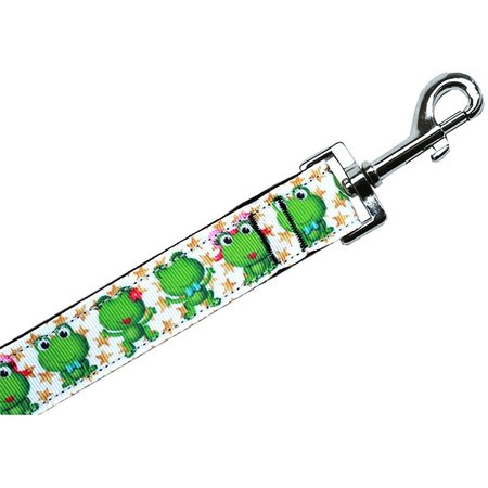 MIRAGE PET PRODUCTS Happy Frogs Nylon Pet Leash 0.62 in. by 4 ft. 125-270 5804